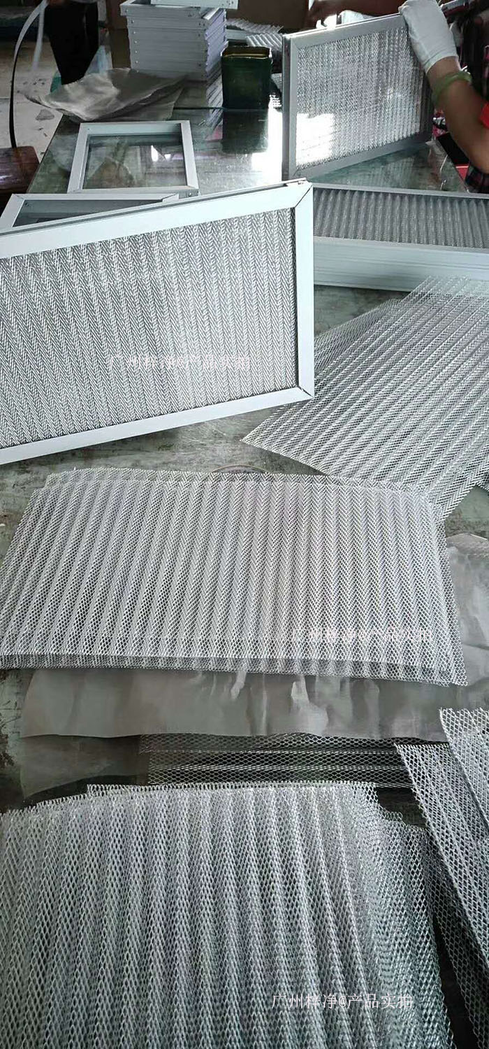 金屬網(wǎng)過(guò)濾器框架：鍍鋅鋼板、鋁合金或不銹鋼